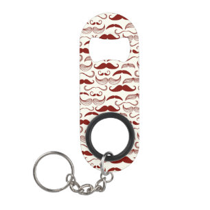 Moustache pattern, retro style 3