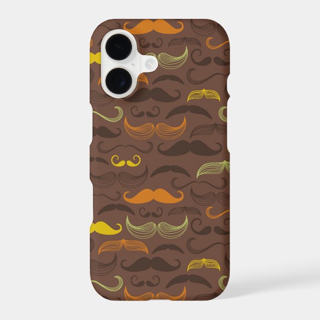 Moustache pattern, retro style 5 (Back)