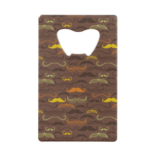 Moustache pattern, retro style 5 (Front)