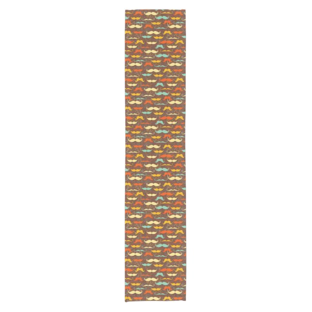 Moustache pattern short table runner (Front)