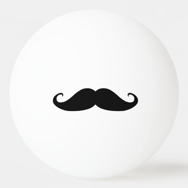 Moustache ping pong ball (Back)