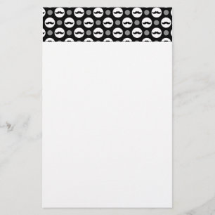 Moustache Polka Dots Stationery