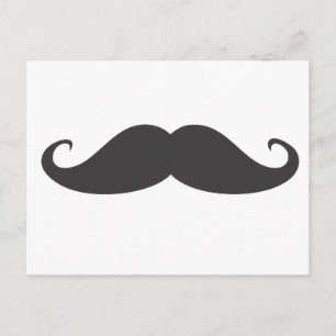 Moustache Postcard