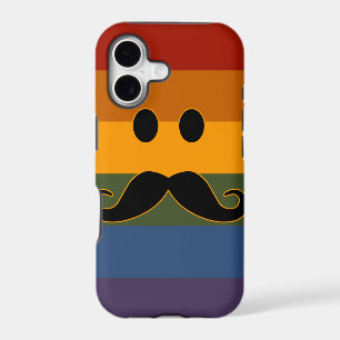 Moustache Pride custom iPhone case