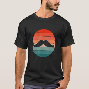 Moustache Retro Style Vintage T-Shirt