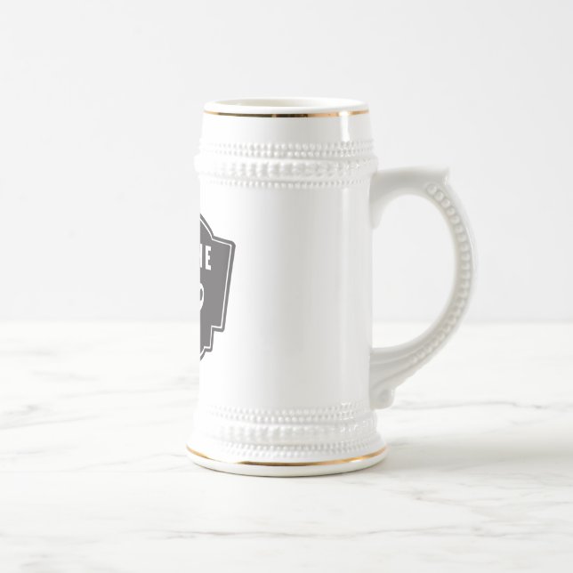 Moustache Riders Beer Stein (Right)