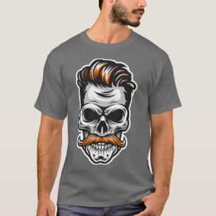 Moustache skull T-Shirt