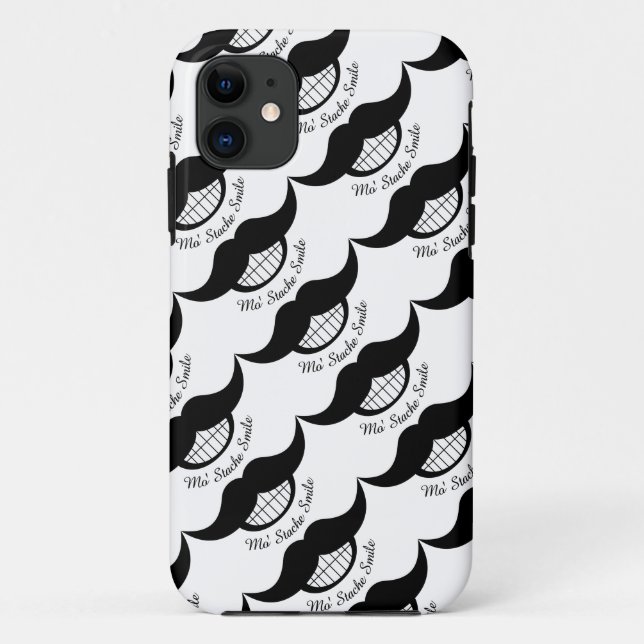 Moustache Smile Case-Mate iPhone Case (Back)