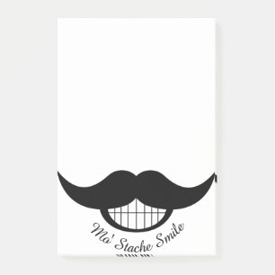 Moustache Smile Post-it Notes