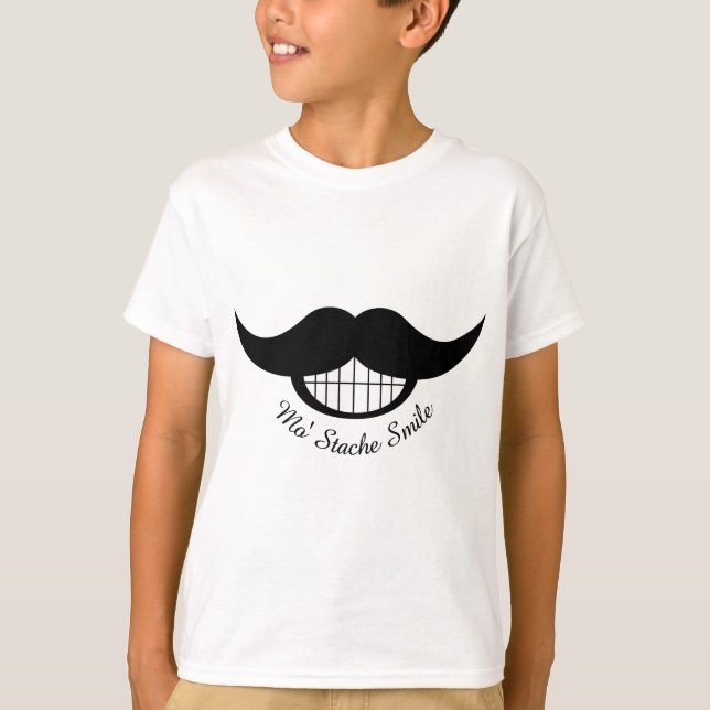 Moustache Smile T-Shirt (Front)