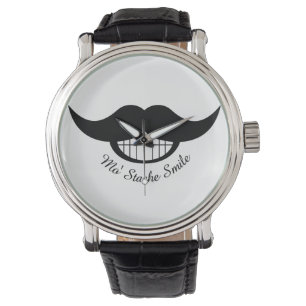 Moustache Smile Watch