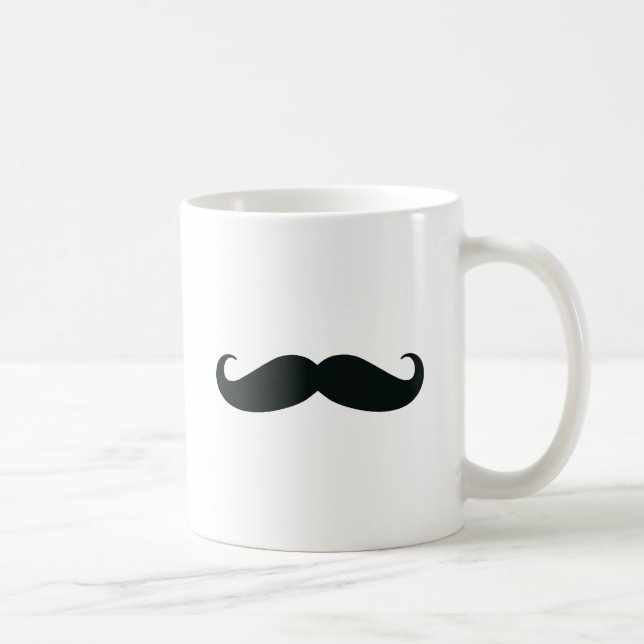 Moustache Stache Coffee Mug (Right)
