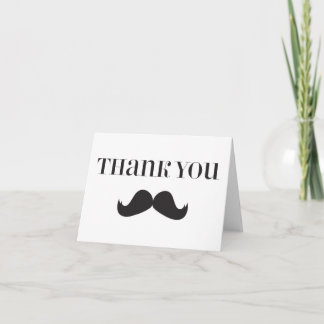 Moustache - Stache Thank You Note Cards