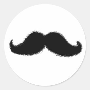 Moustache sticker