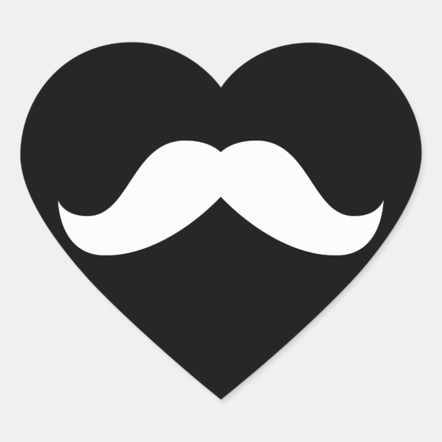 Moustache Sticker (Front)