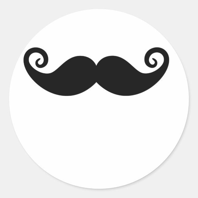 Moustache Sticker (Front)