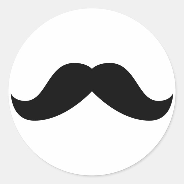 Moustache Sticker (Front)