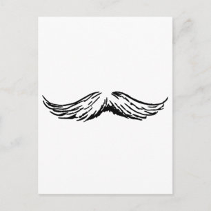 Moustache The MUSEUM Zazzle Gifts Postcard