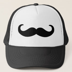 Moustache trucker hat
