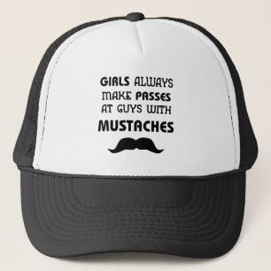 Moustache Trucker Hat