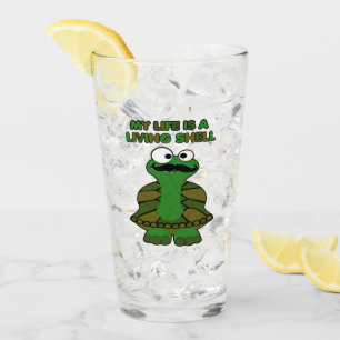 Moustache Turtle Living Shell Glass