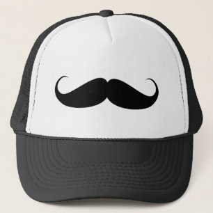 moustache vintage symbol illustration trucker hat
