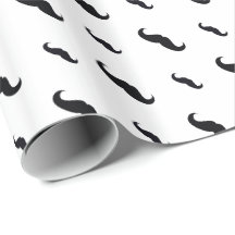 Moustache Wrapping Paper