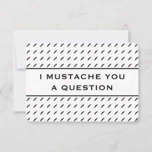 Moustache You A Question Mod Stripe