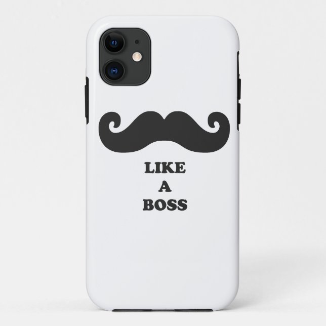 Moustache your iPhone 5 like a BOSS Case-Mate iPhone Case (Back)