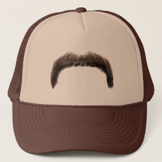 moustachehat trucker hat