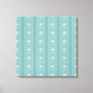 Moustaches and Hats Canvas Print