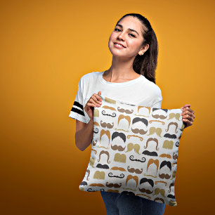 Moustaches Decorative Throw Pillow