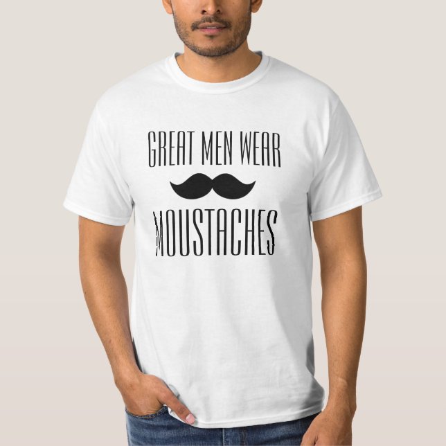 Moustaches T-Shirt (Front)