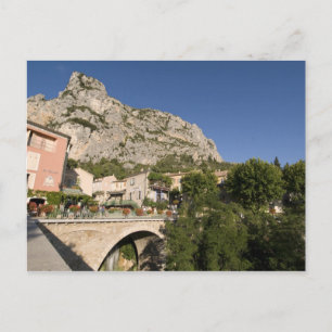 Moustiers-Sainte-Marie, Provence, France. Postcard