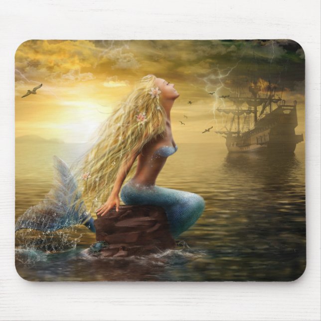 Mousw pad Mermaid/option2 Mouse Pad (Front)