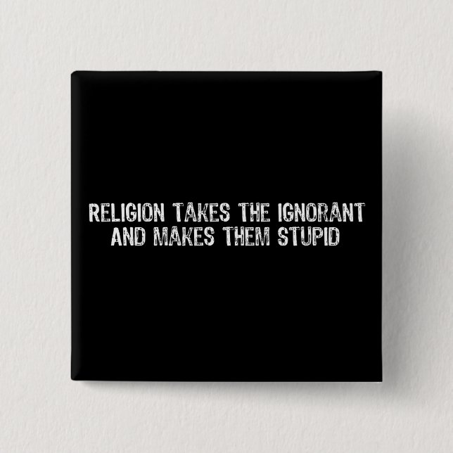 Mouth Breather Truth 15 Cm Square Badge (Front)