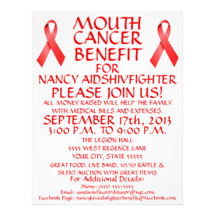 Mouth Cancer Benefit Flyer