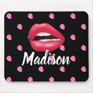Mouth Lipstick Makeup Beauty Custom Personalised Mouse Pad
