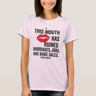 Mouth of Chaos: Bad Mum T-Shirt Design