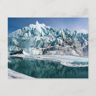 Mouth of the Matanuska Glacier in Alaska Postcard