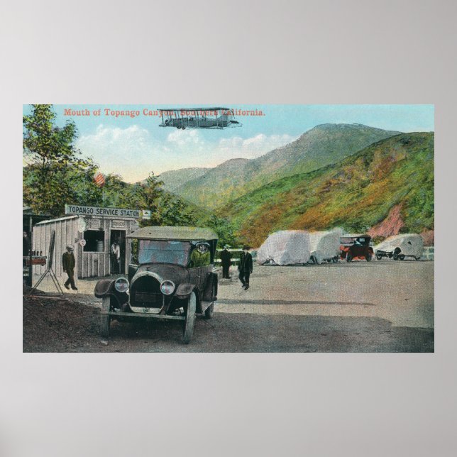 Mouth of the Topango Canyon Scene Poster (Front)
