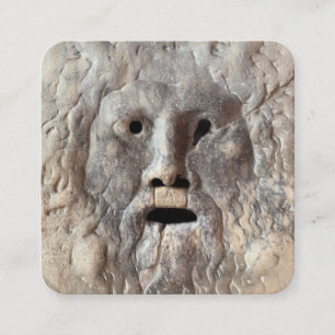 Mouth of Truth - La Bocca della Verità, Rome Italy Enclosure Card