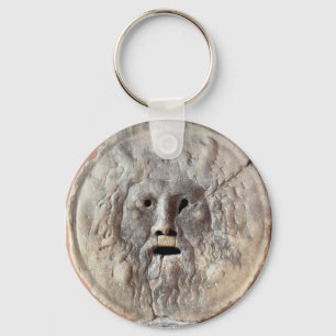 Mouth of Truth - La Bocca della Verità, Rome Italy Key Ring