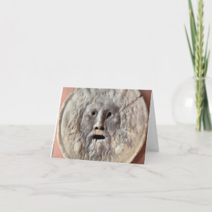 Mouth of Truth - La Bocca della Verità, Rome Italy Thank You Card