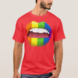 Mouth Pride Month LGBTQ+ LGBT Lips  T-Shirt