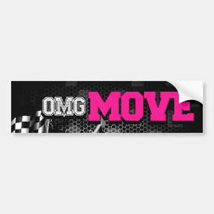 Move Bumper Sticker (Pink)