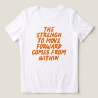 Move Forward Inspirational Saying Tri-Blend Shirt