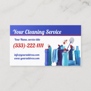 Move-In and Move-Out Cleaning Professionals Business Card