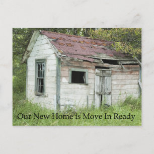 Move In Ready - Funny Change of Address Announcement Postcard