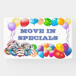 Move in special custom Vinyl Banner 3' x 5' Banner
